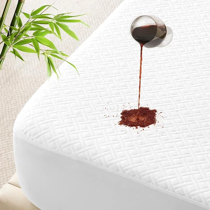 बांस मिश्रण पनरोक गद्दा रक्षक