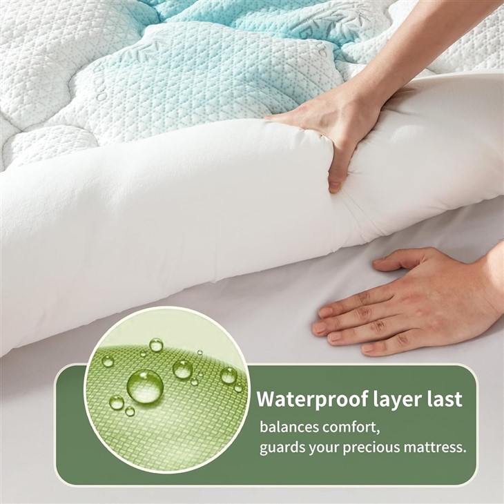 Bamboo Breathable Mattress Pad factory